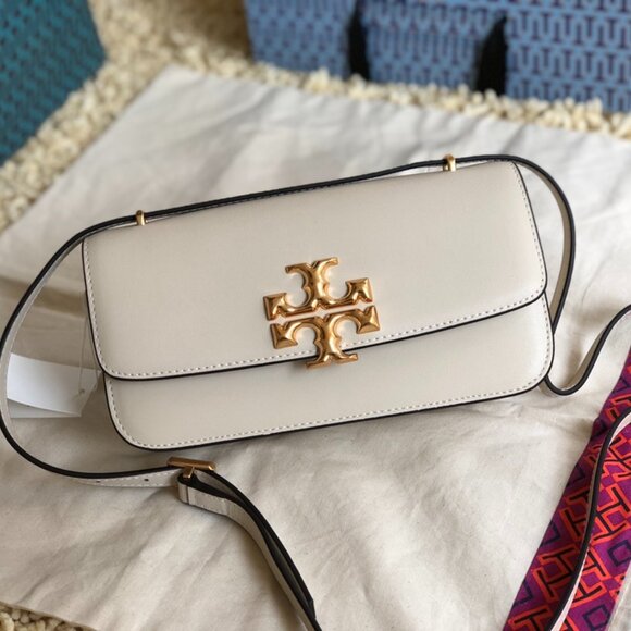 Tory Burch Handbags - Tory Burch NWT Eleanor E/W Small Convertible Shoulder Bag New Cream